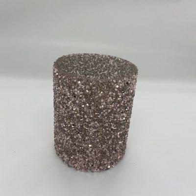 Windlicht roze L